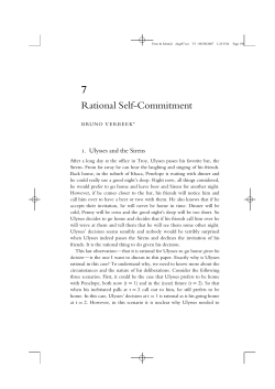 Rational Self-Commitment