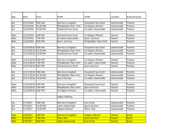 2016-17 EYB 2nd Grade Practice And Game Schedule