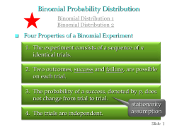 Discrete Prob. Distrib.