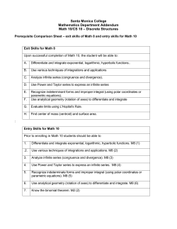 Discrete Structures - Santa Monica College