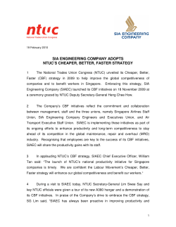 sia engineering company adopts ntuc`s cheaper, better, faster strategy