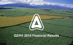 Q2/H1 2014 Financial Results