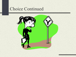 Choice - Andrew.cmu.edu
