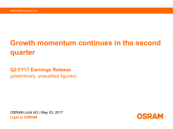 Earnings Release Q2 2017