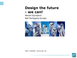 Aspects of Cans as Modern Packaging