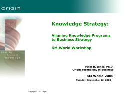 Knowledge Strategy - Information Today, Inc.