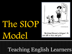 SIOP PPT-J.Martin - Mrs. Martin`s Site
