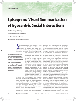 Episogram: Visual Summarization of Egocentric Social Interactions