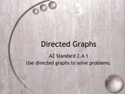 Directed Graphs