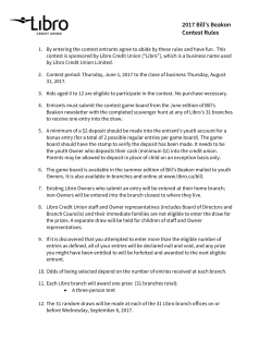 Contest Declaration and Release form