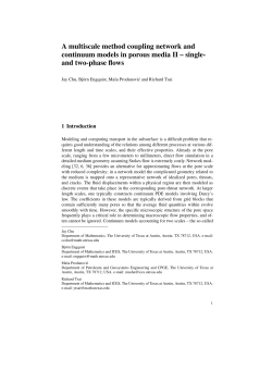 A multiscale method coupling network and continuum models in