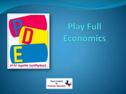 Play - Texas Council on Economic Education