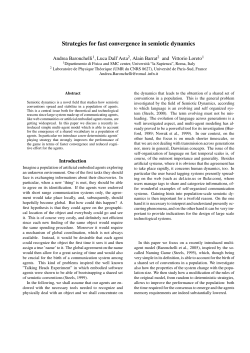 Strategies for fast convergence in semiotic dynamics
