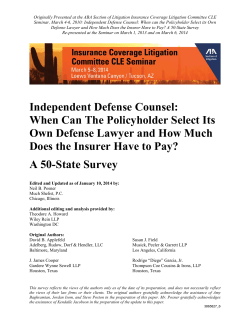 Independent Defense Counsel