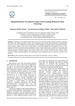 Optimal Decision Tree Based Unsupervised Learning Method for