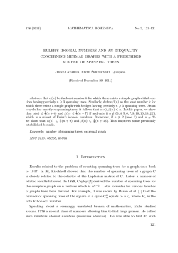 EULER`S IDONEAL NUMBERS AND AN INEQUALITY