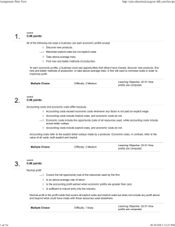 Assignment Print View