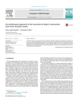 An evolutionary approach to the extraction of object