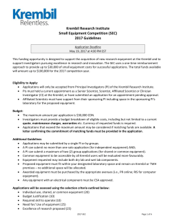(SEC) 2017 Application