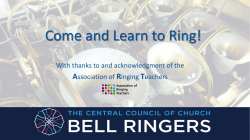 Ringing Teachers - Central Council of Church Bell Ringers