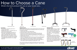 How to Choose a Cane