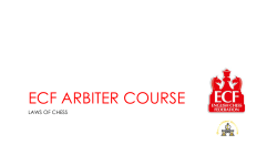 fide arbiter course - Chess Arbiters` Association