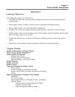 Project Quality Management