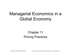 Managerial Economics in a Global Economy