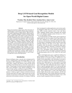 Deep LSTM-based Goal Recognition Models for Open