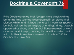 Doctrine and Covenants 76