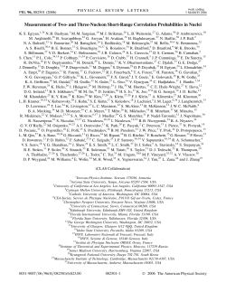 and Three-Nucleon Short-Range Correlation Probabilities in Nuclei