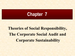 Theories of Social Responsibility