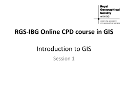 Introduction to GIS