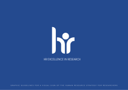 graphic guidelines for a visual sign of the human resource strategy