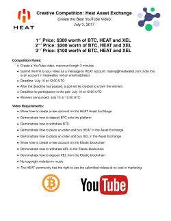 Creative Competition: Heat Asset Exchange 1 Price: $300 worth of