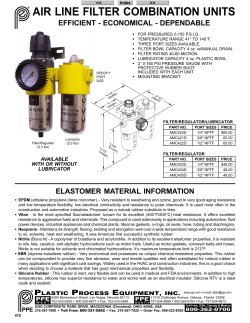 airline filter combination units