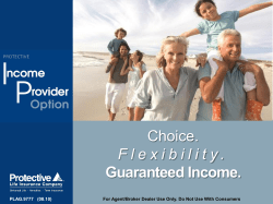 Income Provider Option