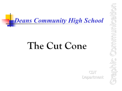 Cones - Deans Community High School