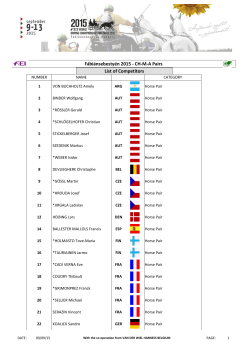F&aacute;bi&aacute;nsebesty&eacute;n 2015 - CH-MA Pairs List of Competitors