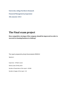 Figure 8. Porter`s 5 forces. Industry of cleaning services