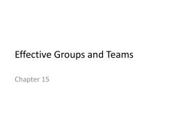 Group Performance = Individual Performance + Group