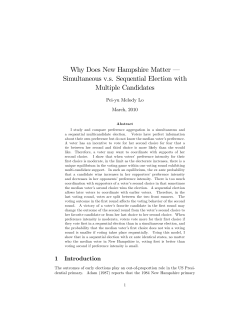 Simultaneous vs Sequential Election with Multiple Candidates