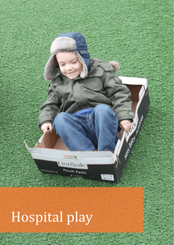 Hospital play - International Toy Library Association