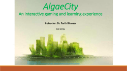 Project 125 ALGAE CITY