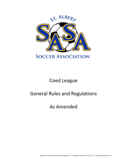 Bylaws and General Rules and Regulations