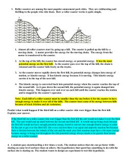 Roller coasters are among the most popular amusement park rides