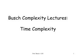 Busch - Duke Computer Science