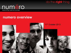 numero overview