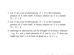 Basic Preference Theory