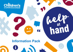 Help at Hand - Children`s Commissioner for England